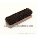 wooden shoe brush with horse hair